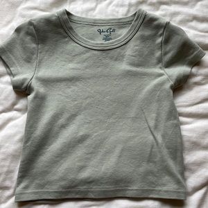 brandy melville green tee